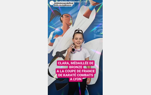 CLARA & DAVID EN BRONZE COUPE DE FRANCE