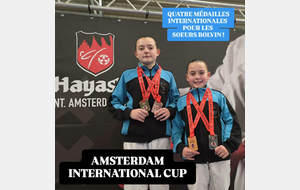 OPEN D'AMSTERDAM PAYS-BAS 4 MEDAILLES