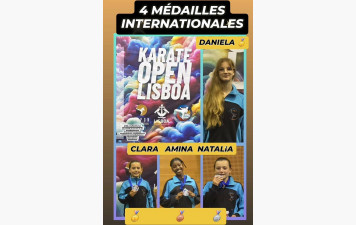 OPEN DE LISBONNE 4 MEDAILLES DONT 2 EN OR