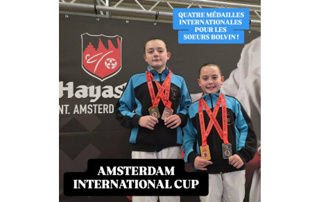 OPEN D'AMSTERDAM PAYS-BAS 4 MEDAILLES